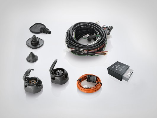 Kabelsett tilhengerfeste 13 pol KIa EV9 2023 -> │ Genuine® Tow bar wiring kit 13-pole socket