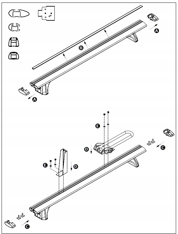 Kajakkholder Cruz Keel sammenleggbar med stropper 1 kajakk │ Kano- og kajakkstativ - Kayak and Canoe carrier – bilde 9