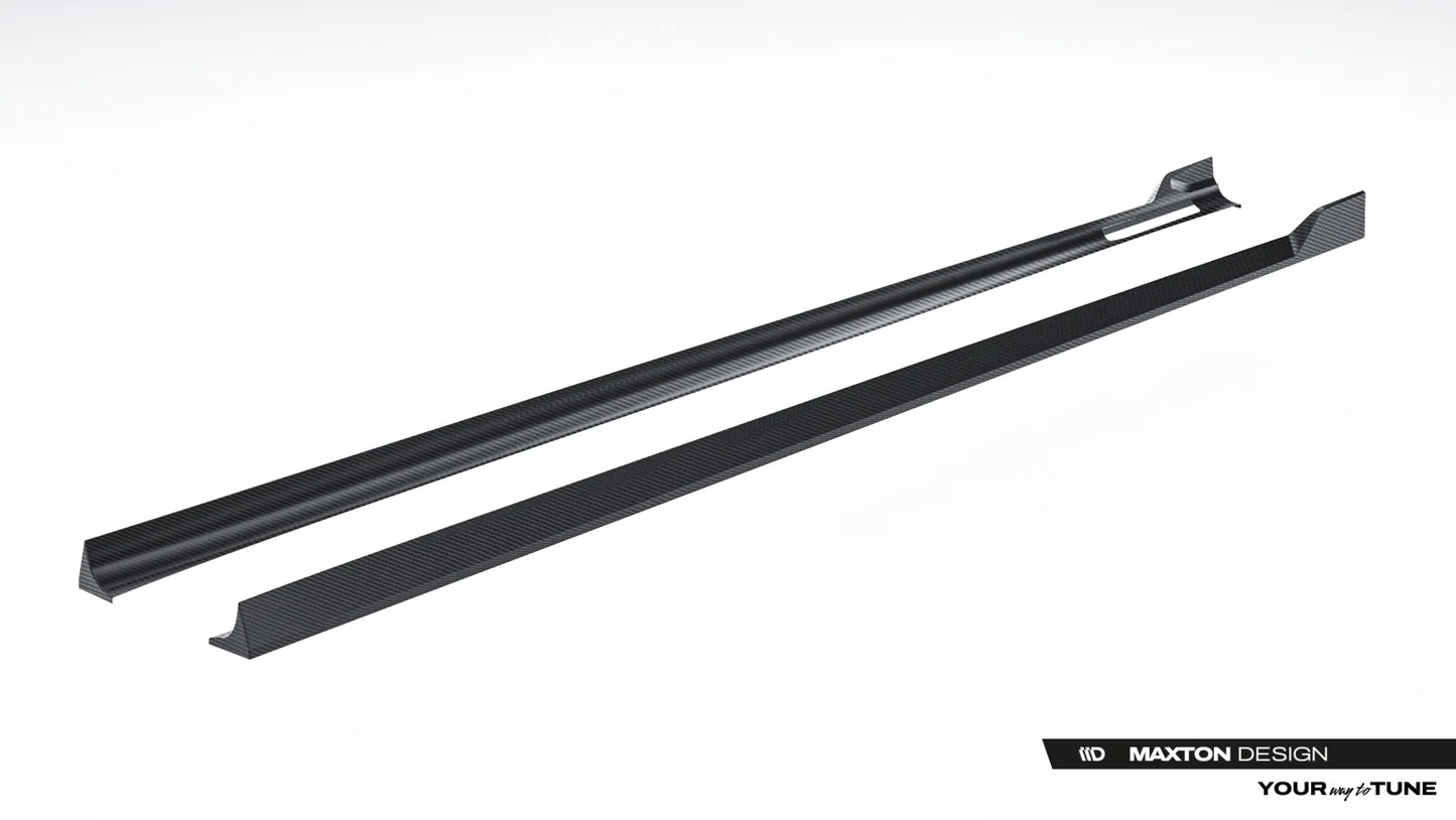 Karbon sideskjørt BMW 7 / i7 G70 M-Pack 2022 - 2026 | Prepreg Carbon Edition – bilde 7