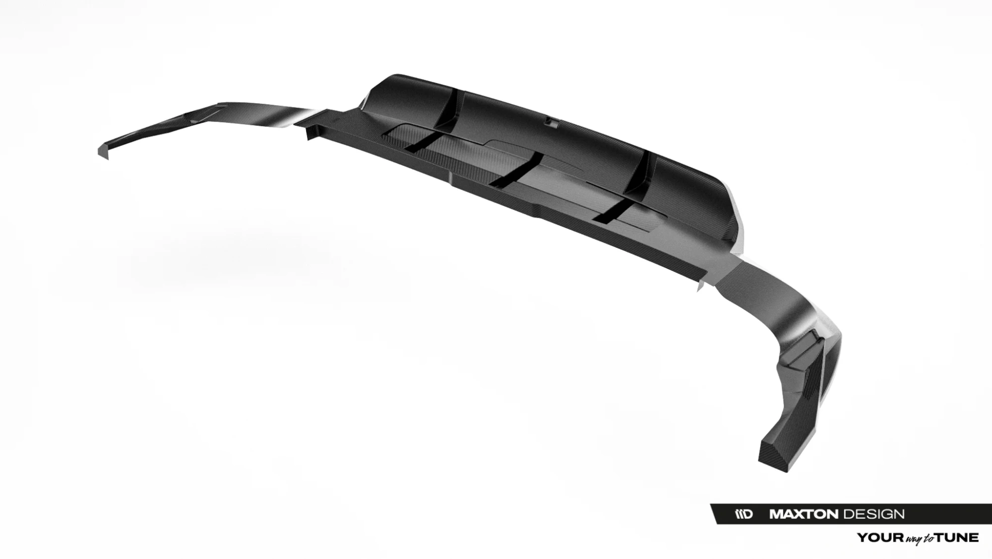 Karbonfiber Baksplitter med diffuser Audi RS Q8 I Facelift 2025 -> | Glossy Black Edition – bilde 10