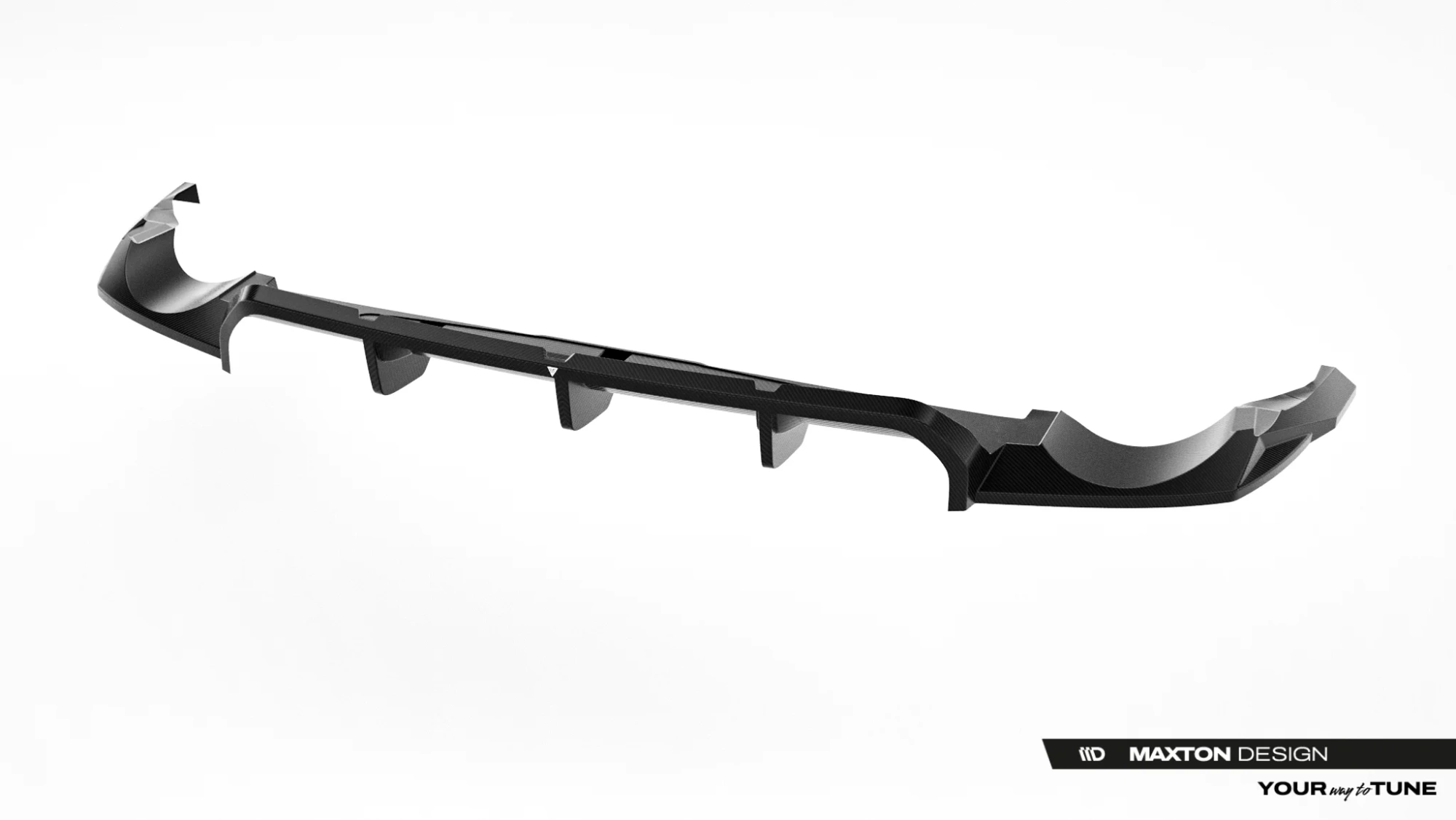 Karbonfiber Baksplitter med diffuser Audi RS Q8 I Facelift 2025 -> | Glossy Black Edition – bilde 9