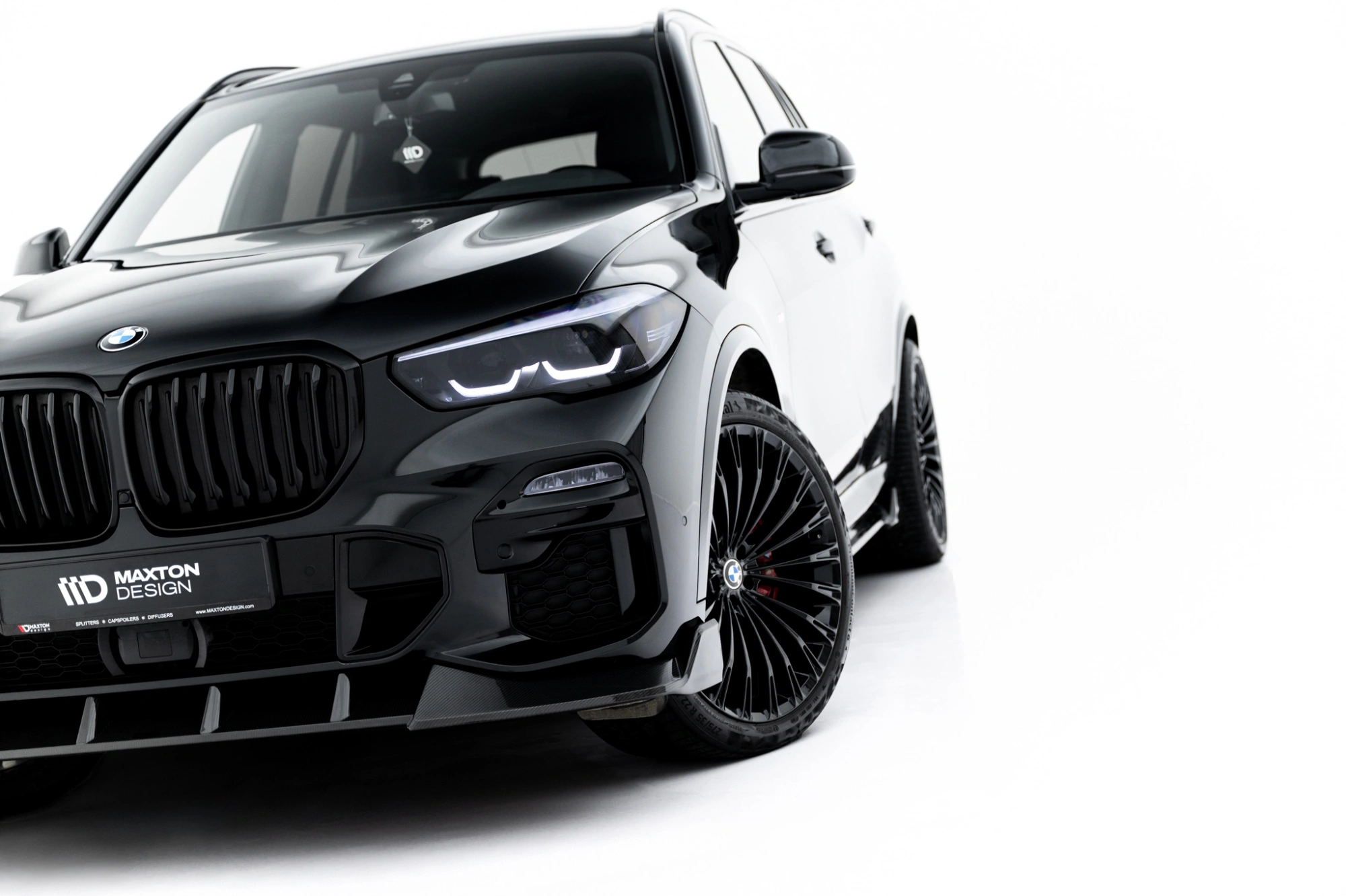 Karbonfiber Frontspoiler BMW X5 M-Pack (G05) 2018 - 2023 | Sport Glossy Black Edition – bilde 4