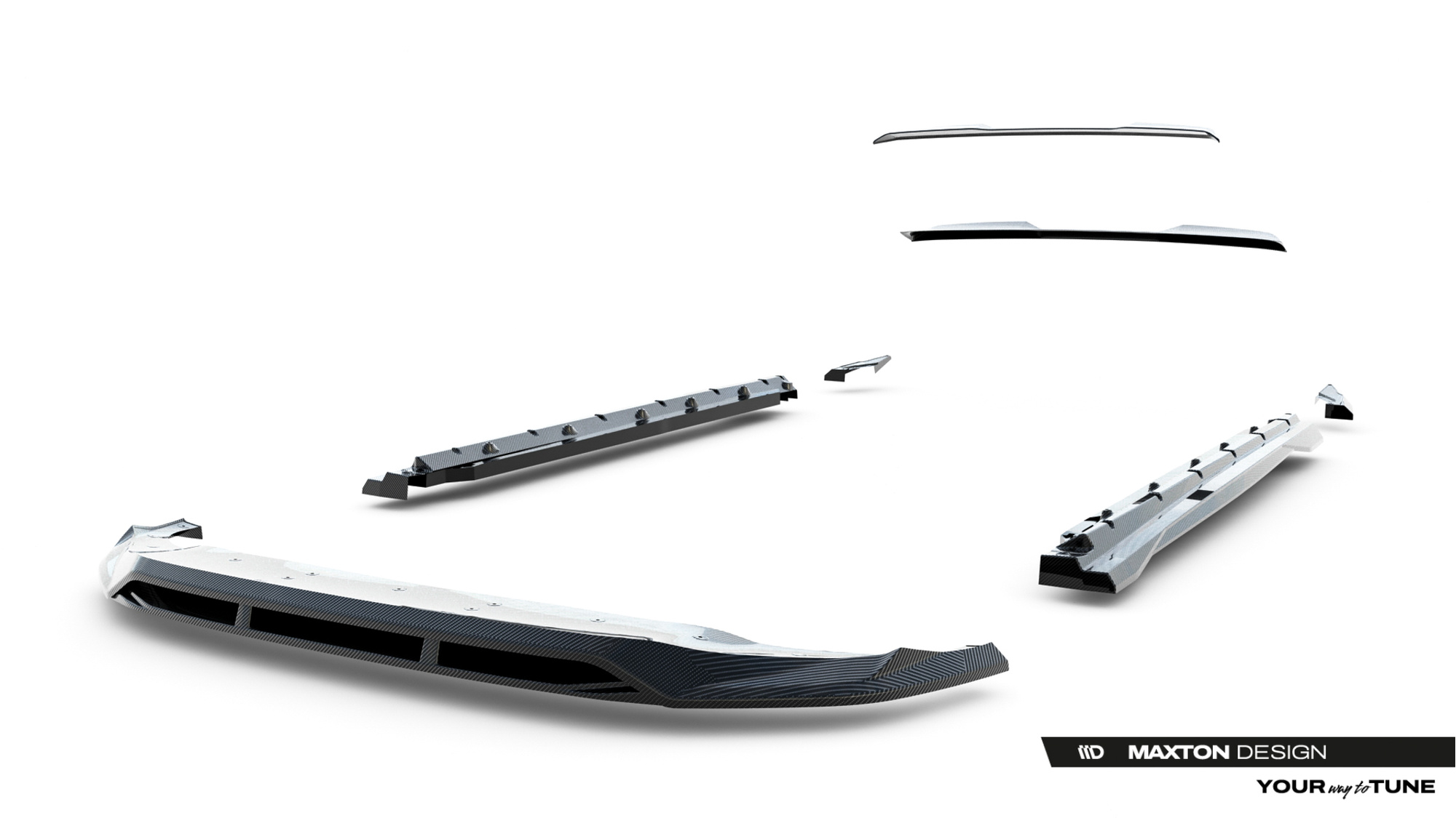 Karbonfiber Tuningkit Audi Q8 I Facelift 2023 -> | Sport Eksteriør Styling-sett – bilde 32