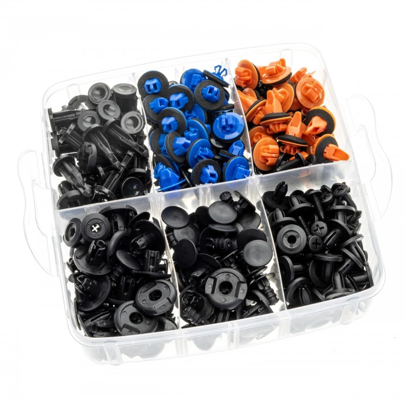 Karosseriklips Universal med Demonteringsverktøy │ Klips til karosseri, festedeler, interiørklips og plastskruer  - sett 635 stk. Image 3