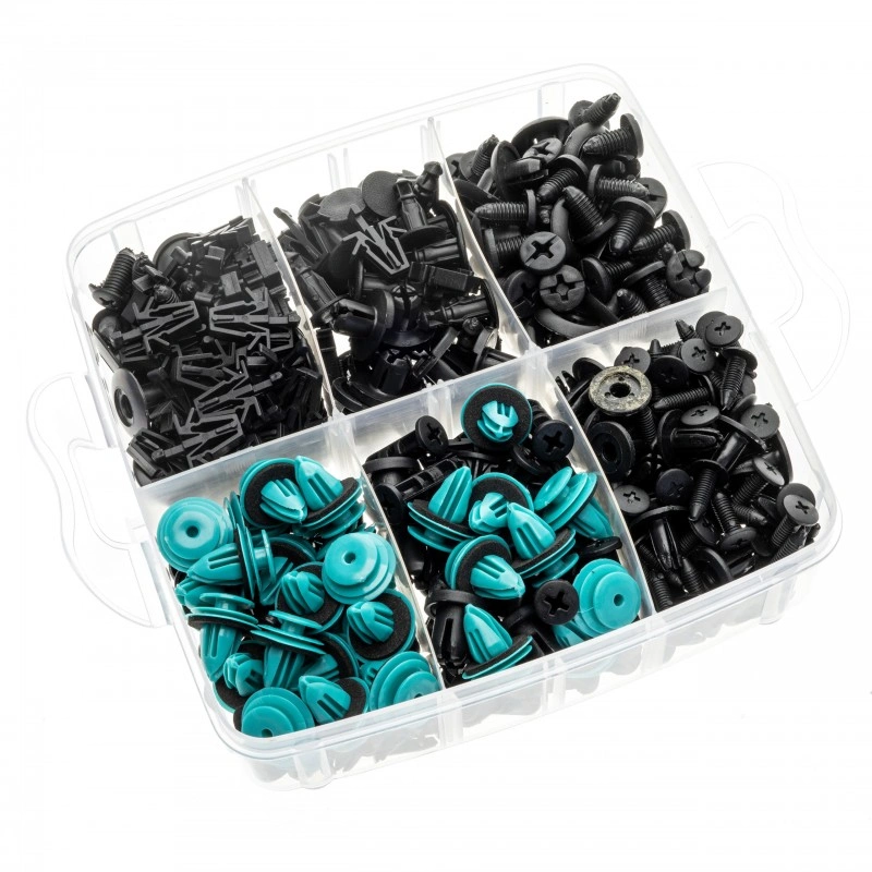 Karosseriklips Universal med Demonteringsverktøy │ Klips til karosseri, festedeler, interiørklips og plastskruer  - sett 635 stk. Image 4