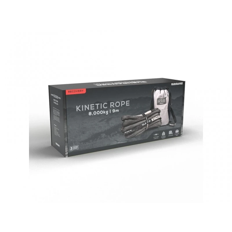 Kinetisk nylontau 9 m 19 mm, 8T Bushranger RRK08 – bilde 15