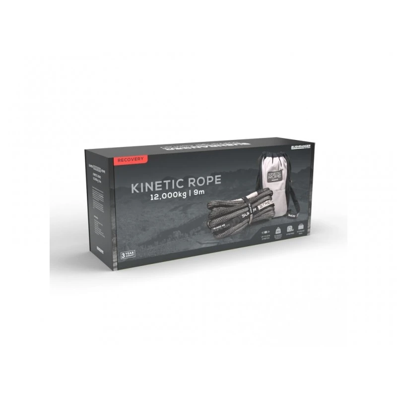 Kinetisk nylontau 9 m 25 mm, 12T Bushranger RRK12 – bilde 16