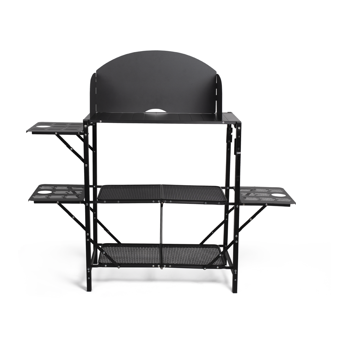 Kjøkkenbord KAMPA Slim Chef Stand │ sammenleggbart - svart – bilde 2