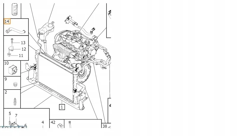 Kjølevæskeslange Volvo S60 / S60 Cross Country / S80 / V60 / V60 Cross Country / V70 / XC60 / XC70 2006 - 2018 │ Genuine® – bilde 3