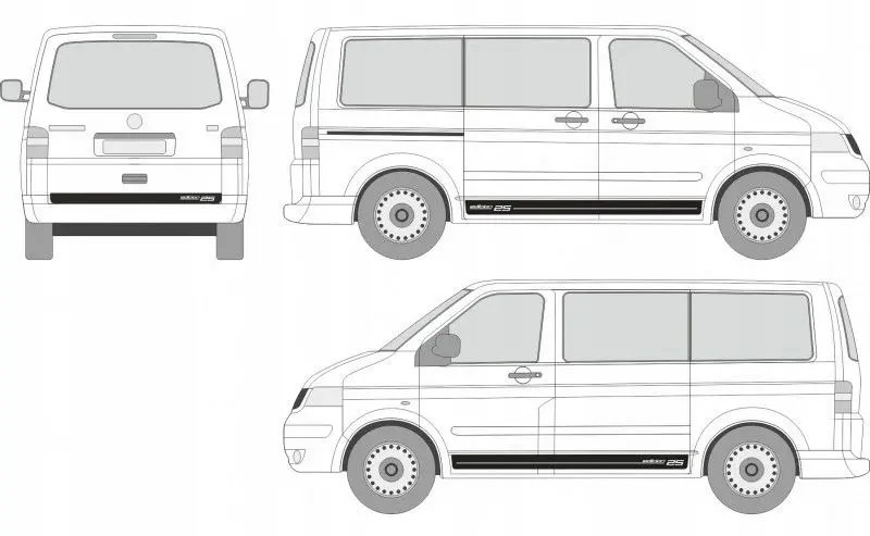 Klistremerker Edition25 VW T4 T5 T6 – bilde 3