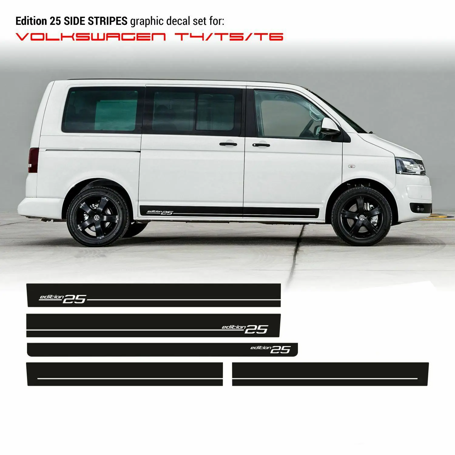 Klistremerker Edition25 VW T4 T5 T6 – bilde 4