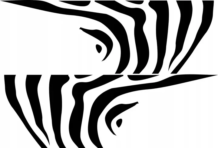 Klistremerker Jeep Wrangler 4x4 Zebra Black Edition – bilde 3