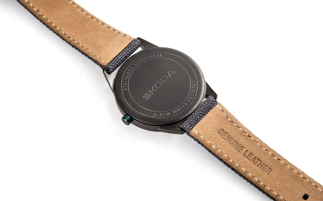 Klokke Škoda Anthracite Grey | Genuine Watch Skoda Unisex Analog Quarz – bilde 4