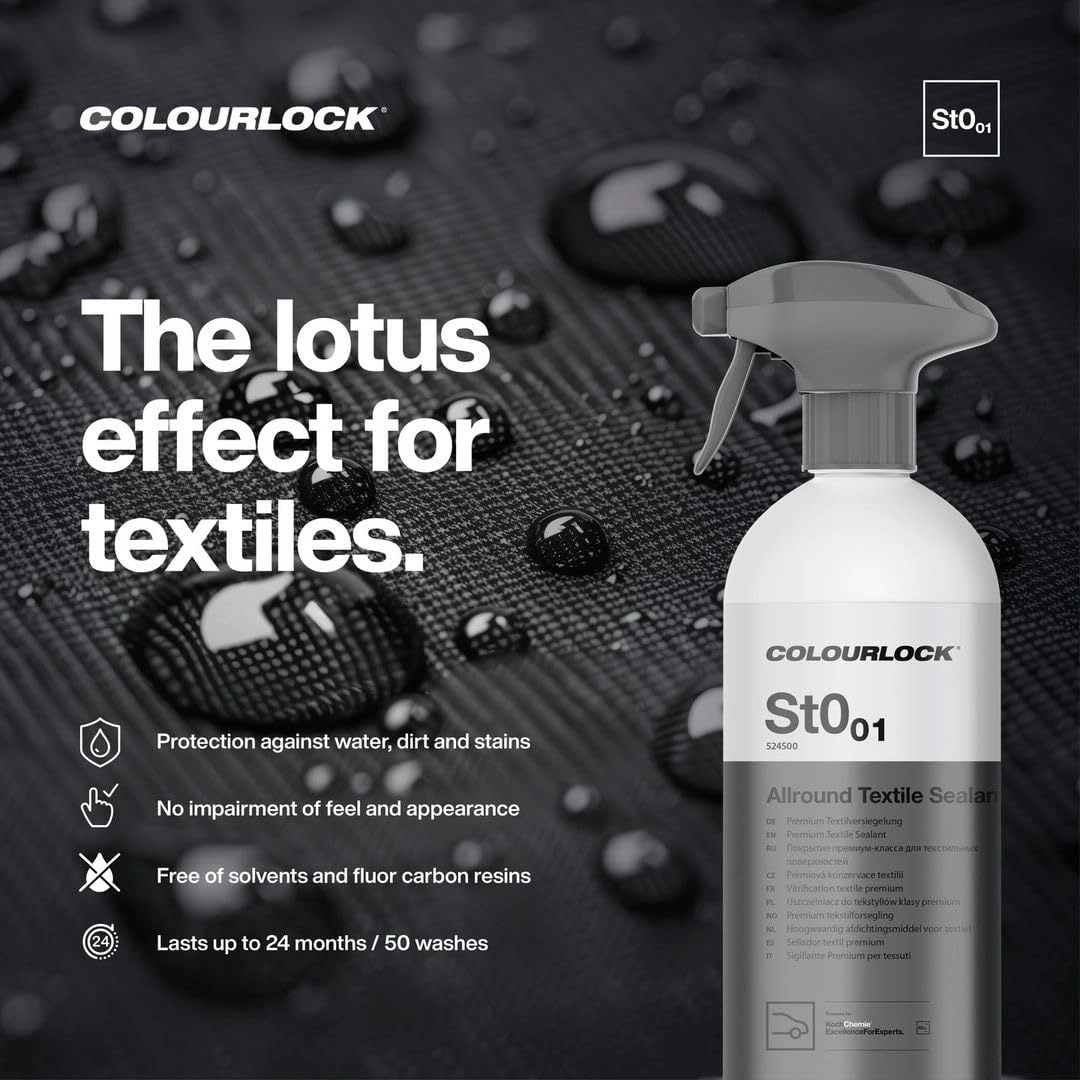 Koch Chemie Allround Textile Sealant │ tekstilforseglingsmiddel mot vann, smuss og flekker - 500 ml – bilde 7