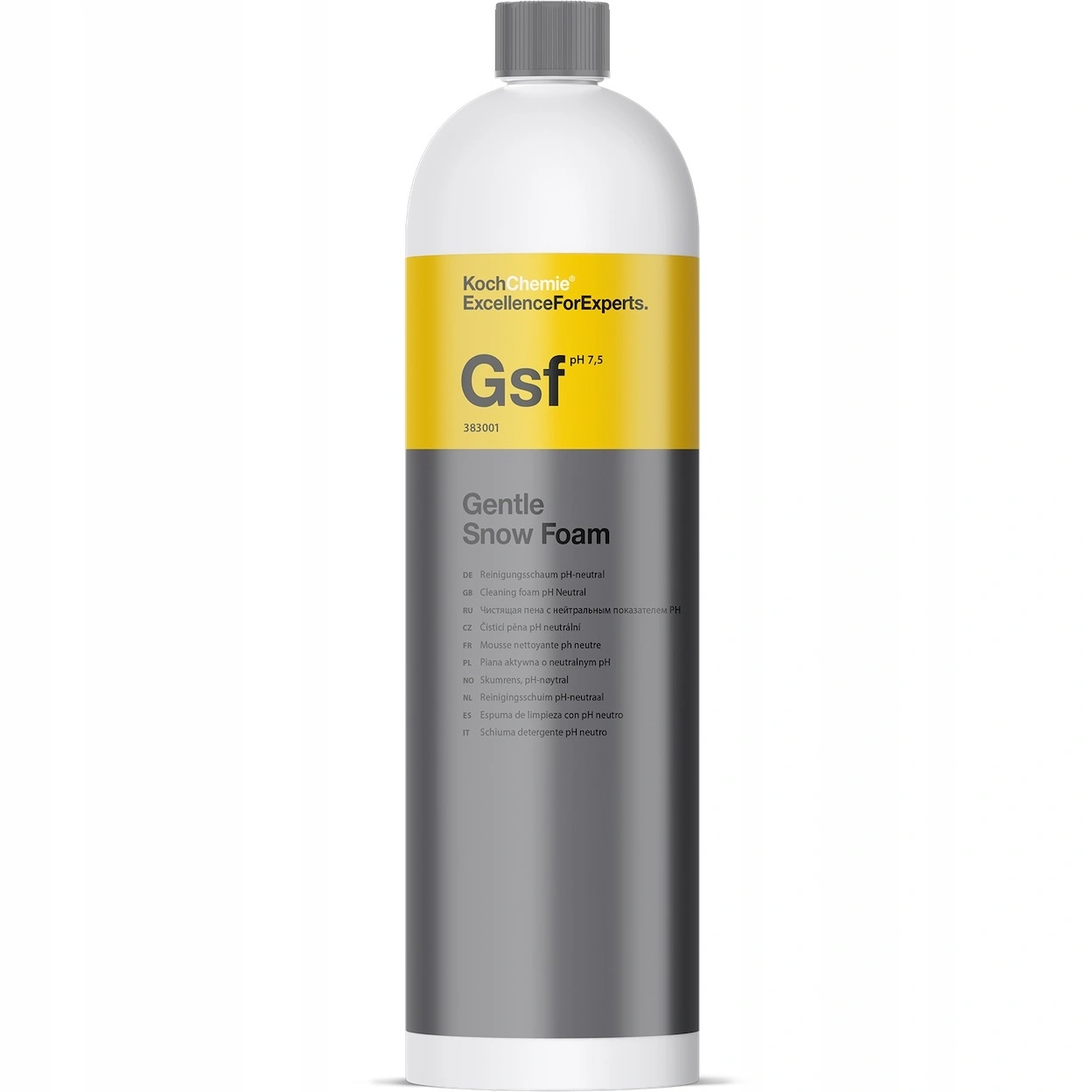 Koch Chemie GSF Gentle Snow Foam pH-nøytral aktiv skumrens │ Bilshampoo til skumkanon - 1L Image 1