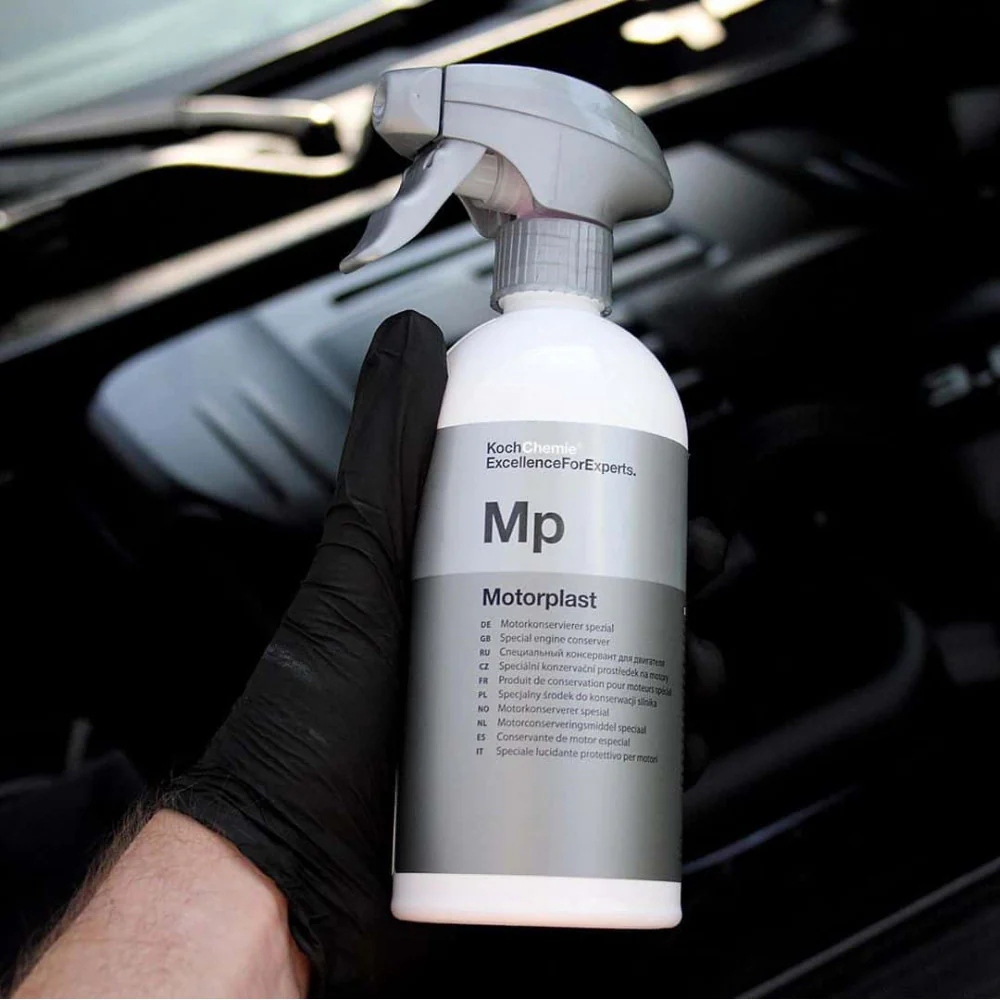 Koch Chemie Motorplast │ Vannbasert plast- og gummifornyer for motorrom med silikoner - 500 ml – bilde 2