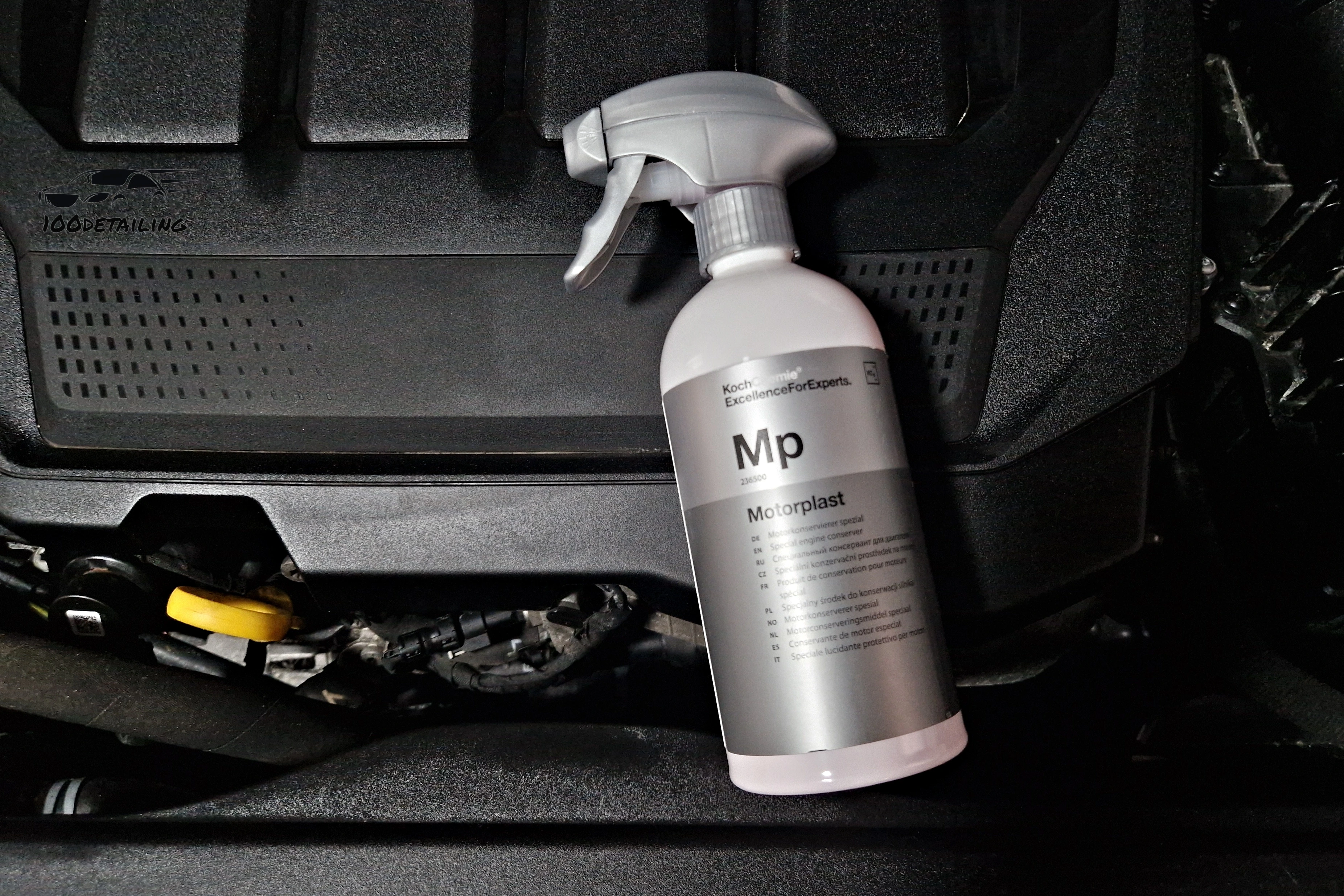 Koch Chemie Motorplast │ Vannbasert plast- og gummifornyer for motorrom med silikoner - 500 ml – bilde 5