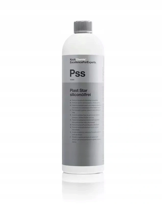 Koch Chemie PSS Plast Star Silicone Free | Silikonfri Gummifornyer og plastfornyer - 1000 ml