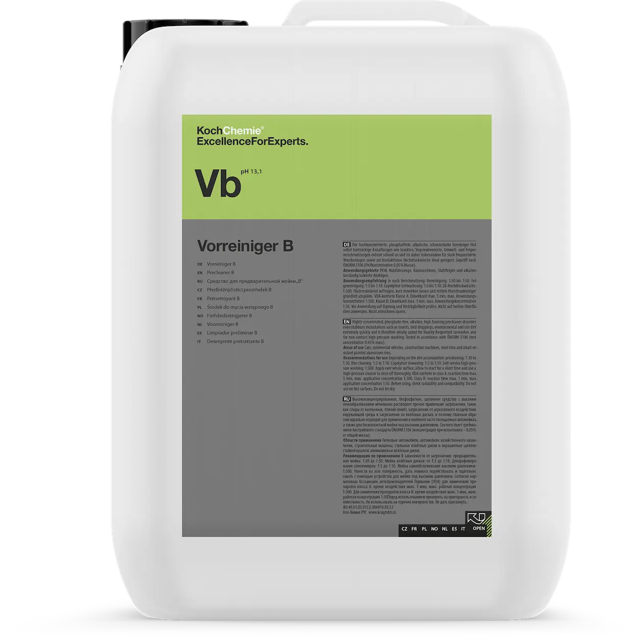 Koch Chemie Vb Vorreiniger B | forvask 11kg Image 1