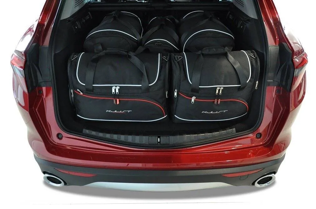 Koffert sett Alfa Romeo Stelvio 2017 -> │ Car Bags sett 5 stk. – bilde 6