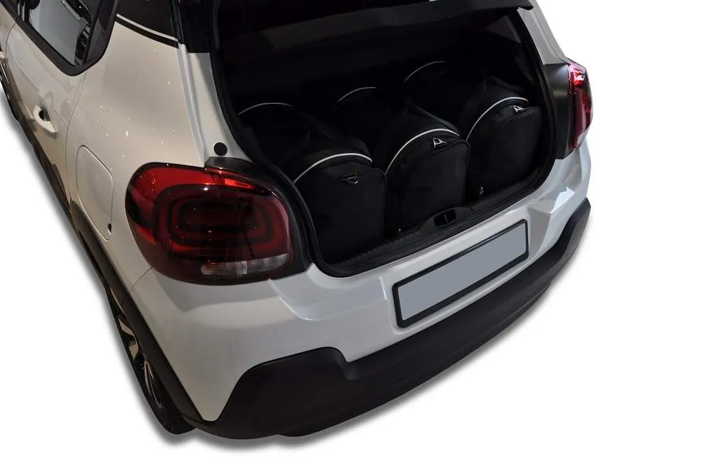 Koffert sett Citroen C3 Hatchback 2016 -> │ Car Bags sett 3 stk. – bilde 6