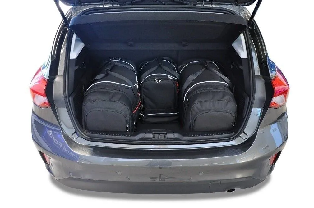Koffert sett Ford Focus Hatchback 2018 -> │ Car Bags sett 4 stk. – bilde 9