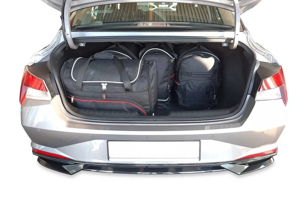 Koffert sett Hyundai Elantra (N7) 2021 -> │ Car Bags sett 5 stk. – bilde 9