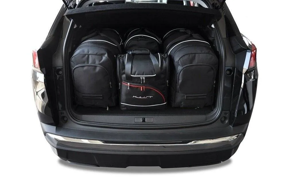Koffert sett Peugeot 3008 (P84) 2016 -> │ Car Bags sett 4 stk. – bilde 6