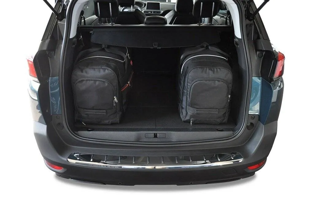 Koffert sett Peugeot 5008 (P87) 2017 -> │ Car Bags sett 4 stk. – bilde 10