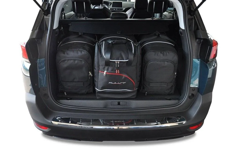 Koffert sett Peugeot 5008 (P87) 2017 -> │ Car Bags sett 4 stk. – bilde 6