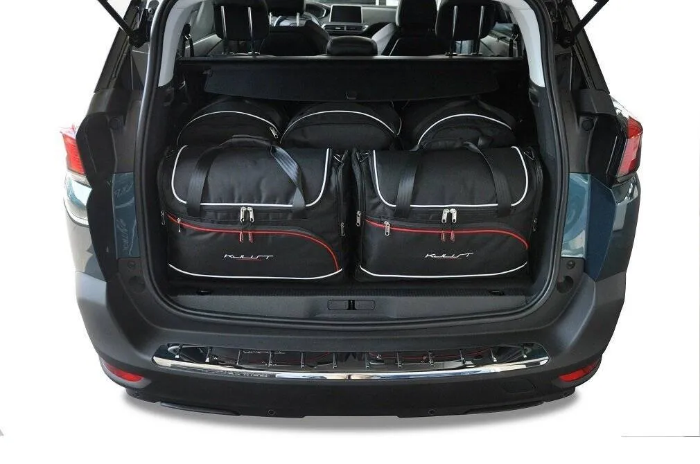 Koffert sett Peugeot 5008 (P87) 2017 -> │ Car Bags sett 5 stk. – bilde 6