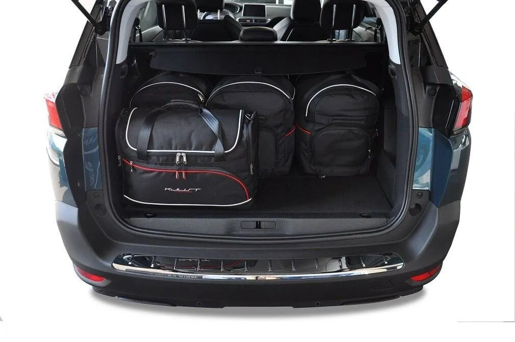 Koffert sett Peugeot 5008 (P87) 2017 -> │ Car Bags sett 5 stk. – bilde 9