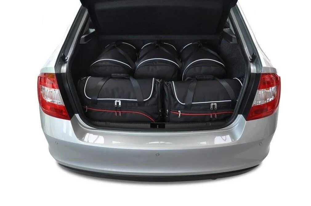 Koffert sett Skoda Rapid Liftback 2012-2019 │ Car Bags sett 5 stk. – bilde 5