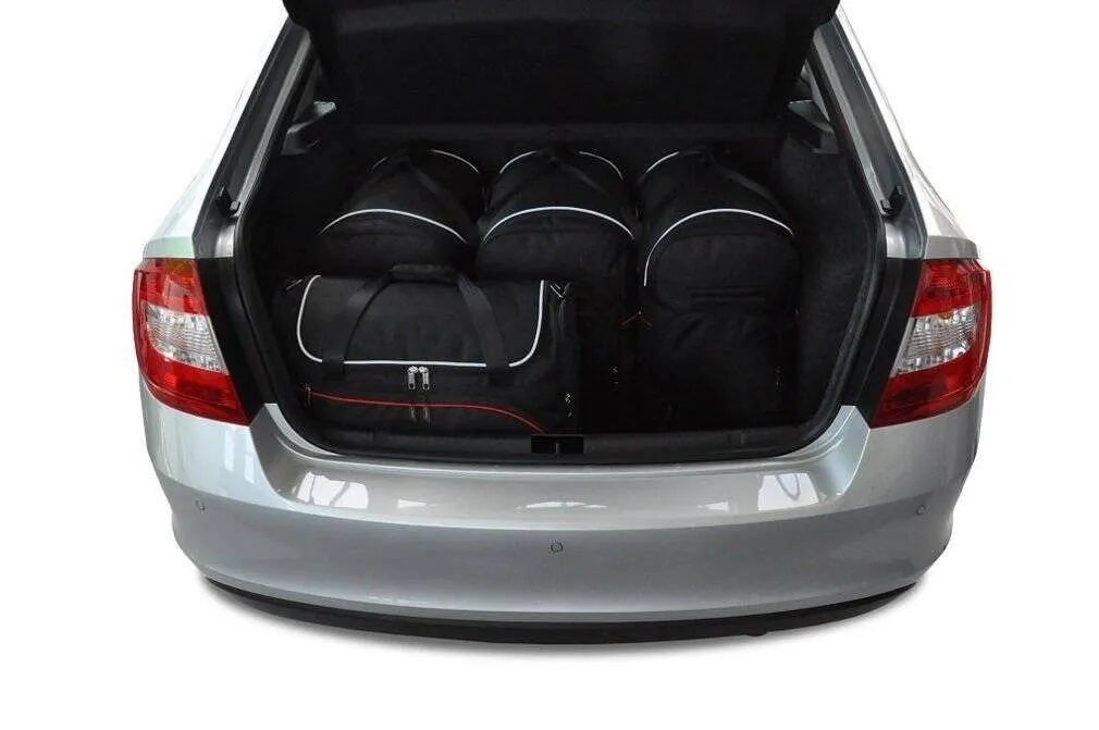 Koffert sett Skoda Rapid Liftback 2012-2019 │ Car Bags sett 5 stk. – bilde 9