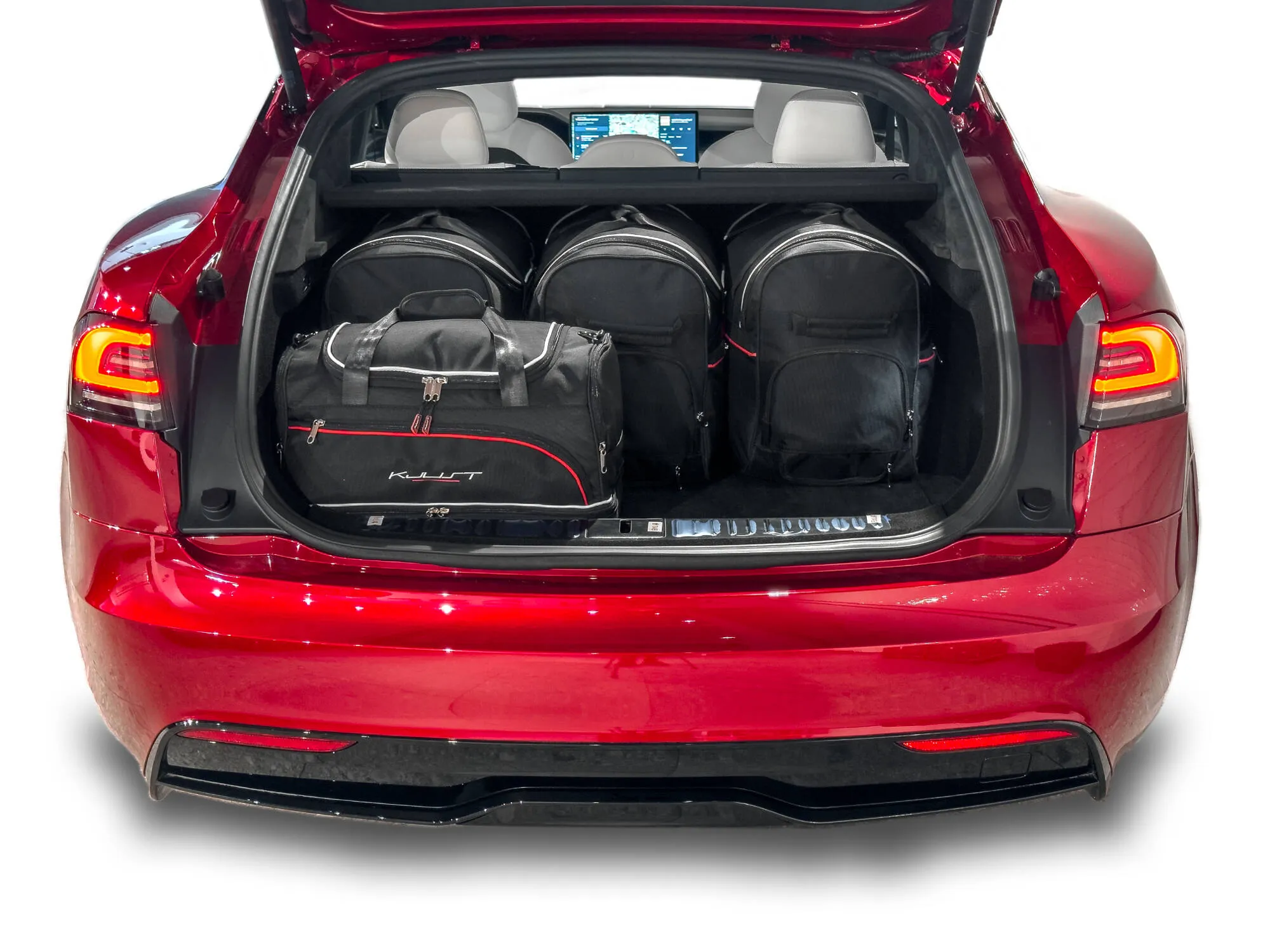 Koffert sett Tesla Model S 2021 -> │ Car Bags sett 7 stk. – bilde 2