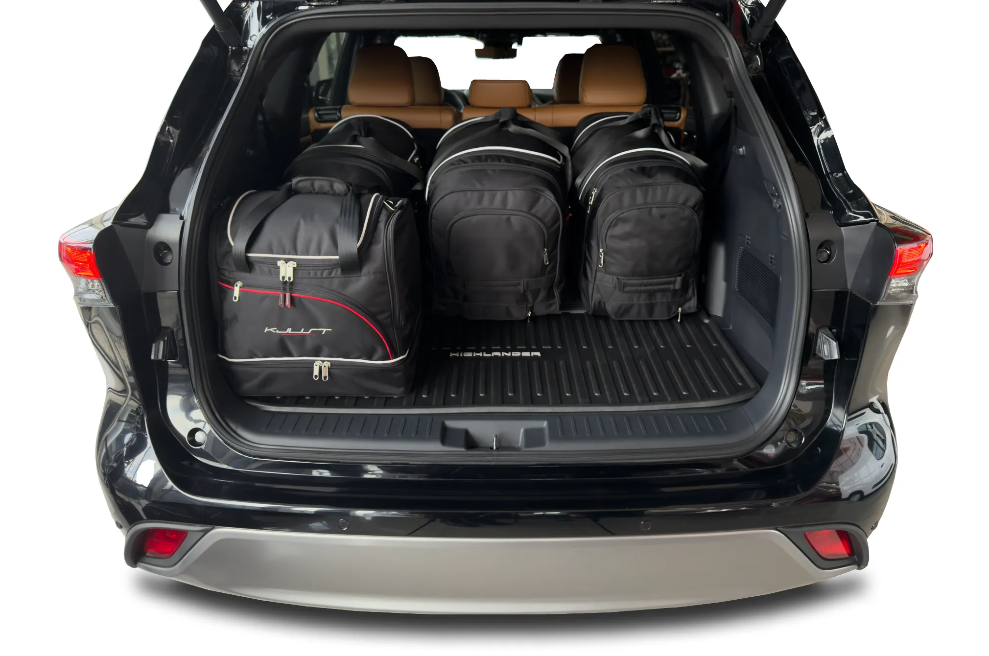 Koffert sett Toyota Highlander (U70) 2020 -> │ Car Bags sett 6 stk. – bilde 10