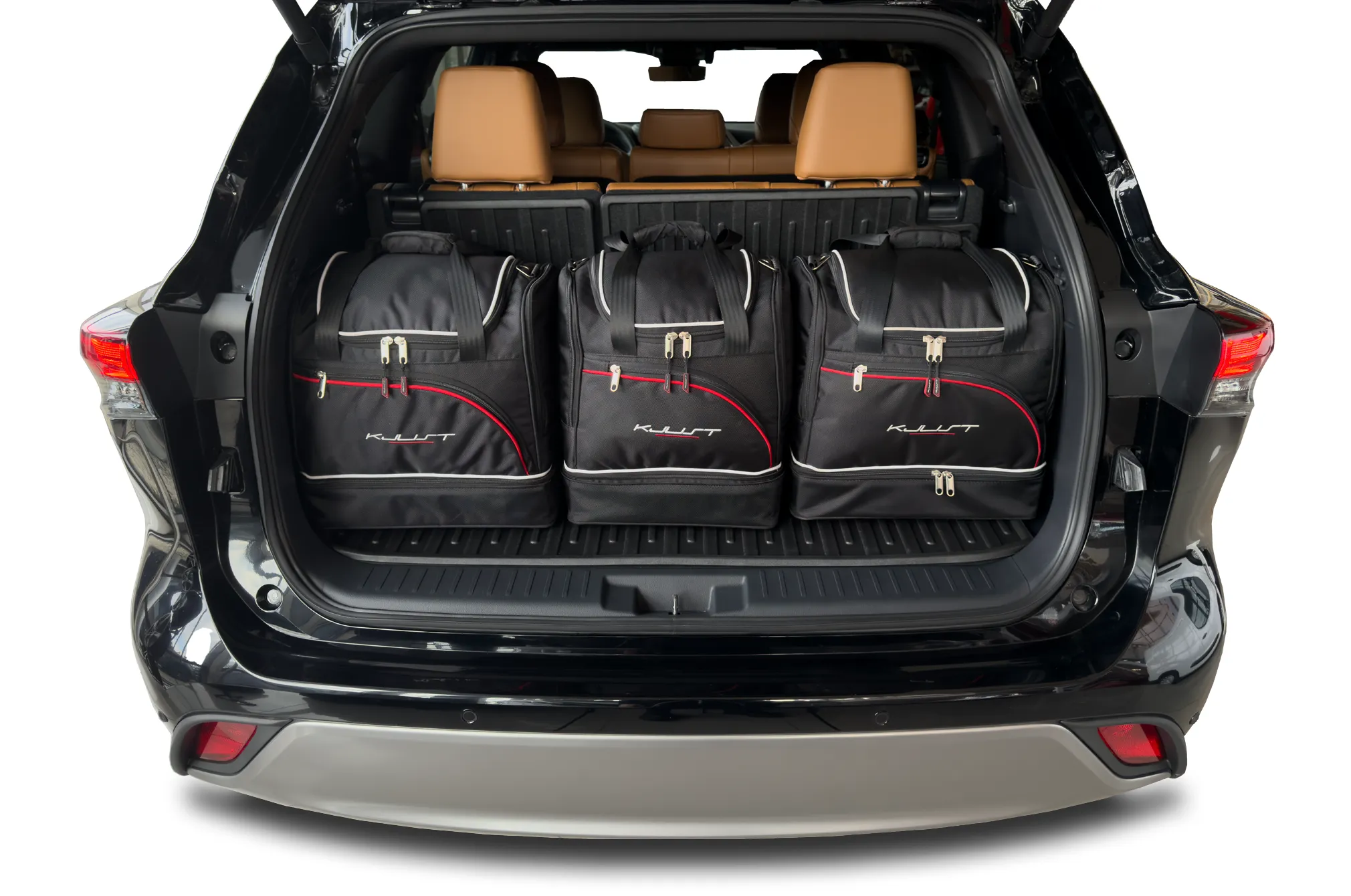 Koffert sett Toyota Highlander (U70) 2020 -> │ Car Bags sett 6 stk. – bilde 14