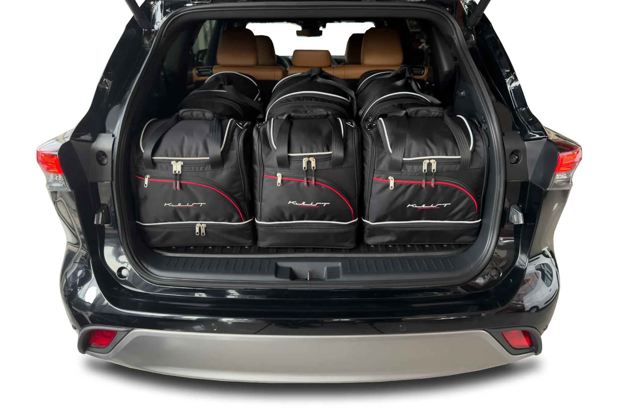 Koffert sett Toyota Highlander (U70) 2020 -> │ Car Bags sett 6 stk. – bilde 7