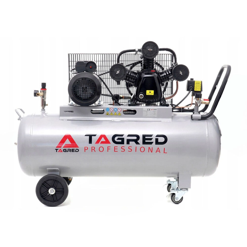 Kompresor Tagred 150 l │ oljekompressor 230V - 3 stempler, 10 bar – bilde 2