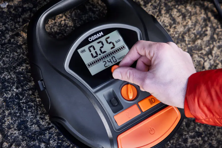 Kompressor dekkpumpe Osram TYREinflate 6000 (oppladbar) – bilde 16