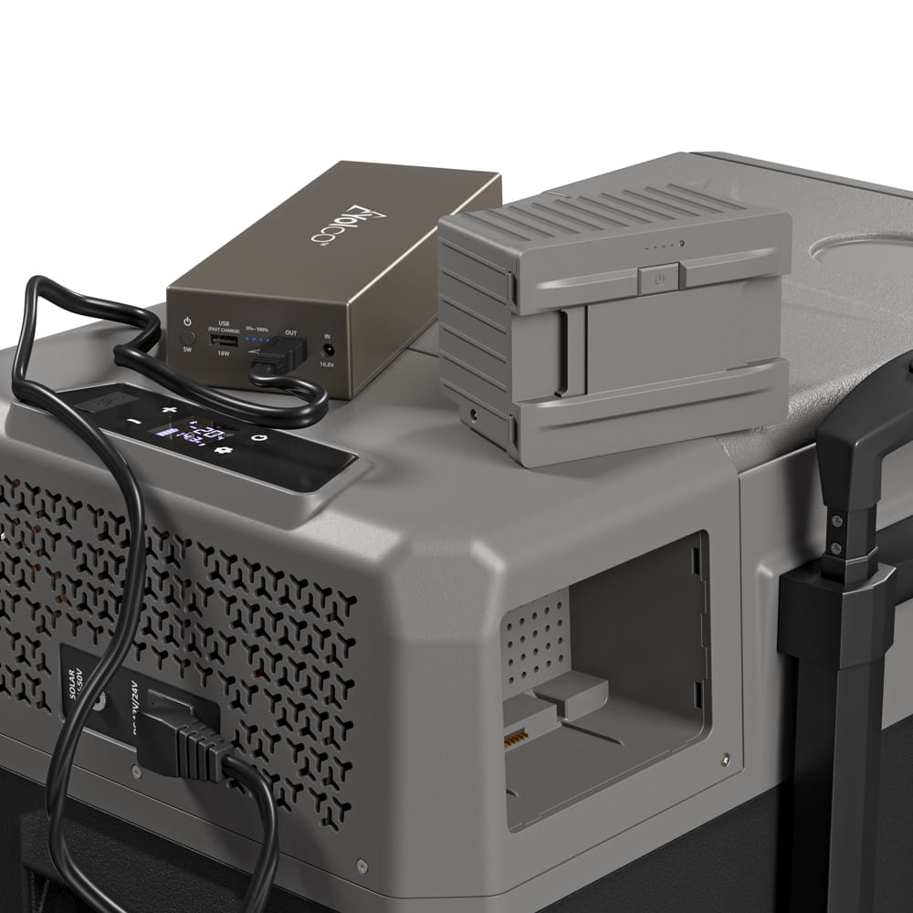 Kompressor kjøleboks Yolco BCX30 GREY 28 L │ Kompressorkjøleskap Bluetooth - USB - grå – bilde 14