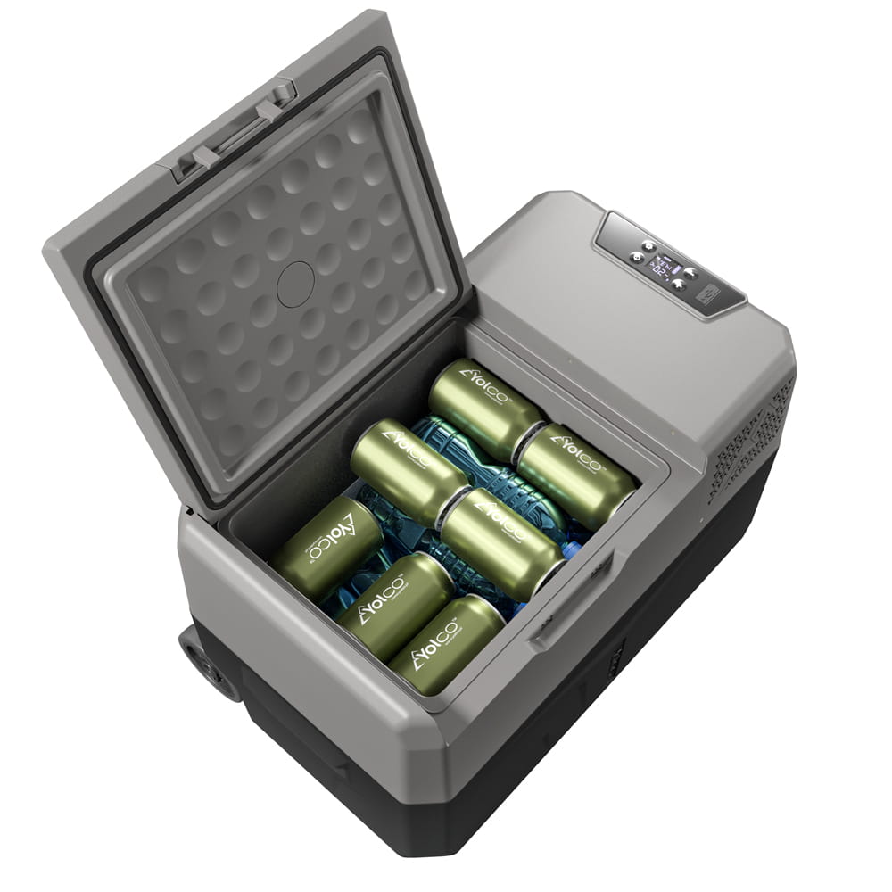 Kompressor kjøleboks Yolco BCX30 GREY 28 L │ Kompressorkjøleskap Bluetooth - USB - grå – bilde 7