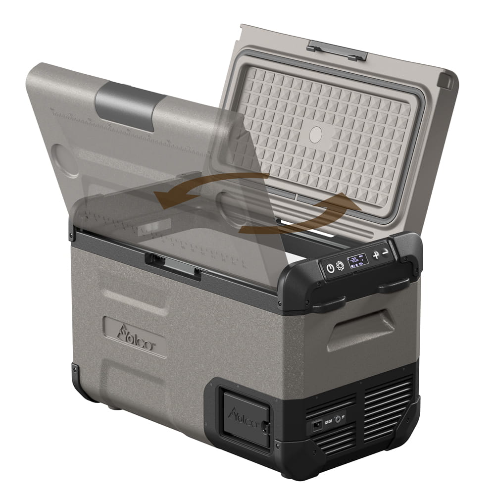 Kompressor kjøleboks Yolco FCX25 CREAM 25 L │ Kompressorkjøleskap Bluetooth - USB - krem – bilde 17