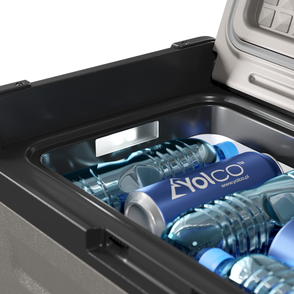 Kompressor kjøleboks Yolco FCX25 CREAM 25 L │ Kompressorkjøleskap Bluetooth - USB - krem – bilde 19