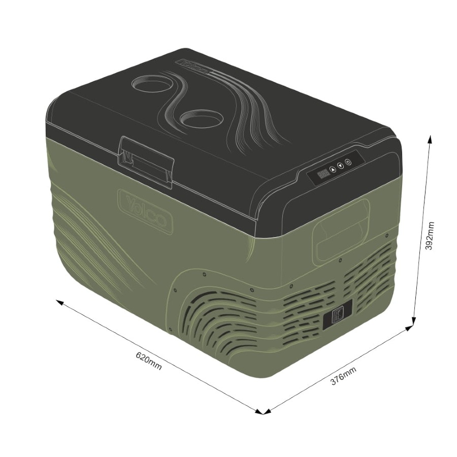 Kompressor kjøleboks Yolco NX30 GREEN 28 L │ Kompressorkjøleskap Bluetooth - grønn – bilde 15