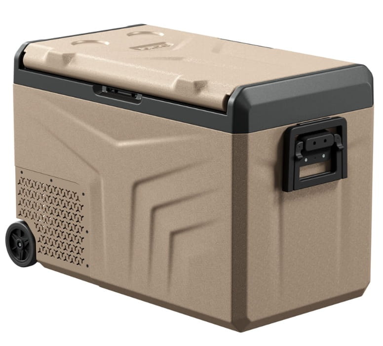 Kompressor kjøleboks Yolco TCX50 Sand 50 L │ Kompressorkjøleskap Dual-Zone - Bluetooth - USB