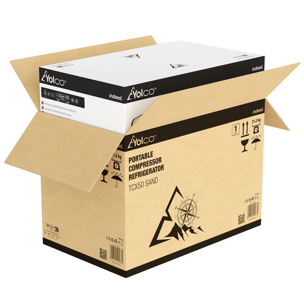 Kompressor kjøleboks Yolco TCX50 Sand 50 L │ Kompressorkjøleskap Dual-Zone - Bluetooth - USB – bilde 15
