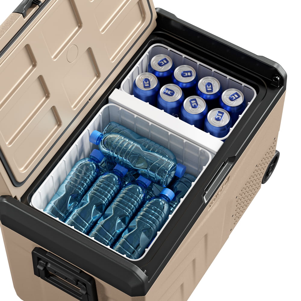 Kompressor kjøleboks Yolco TCX50 Sand 50 L │ Kompressorkjøleskap Dual-Zone - Bluetooth - USB – bilde 8