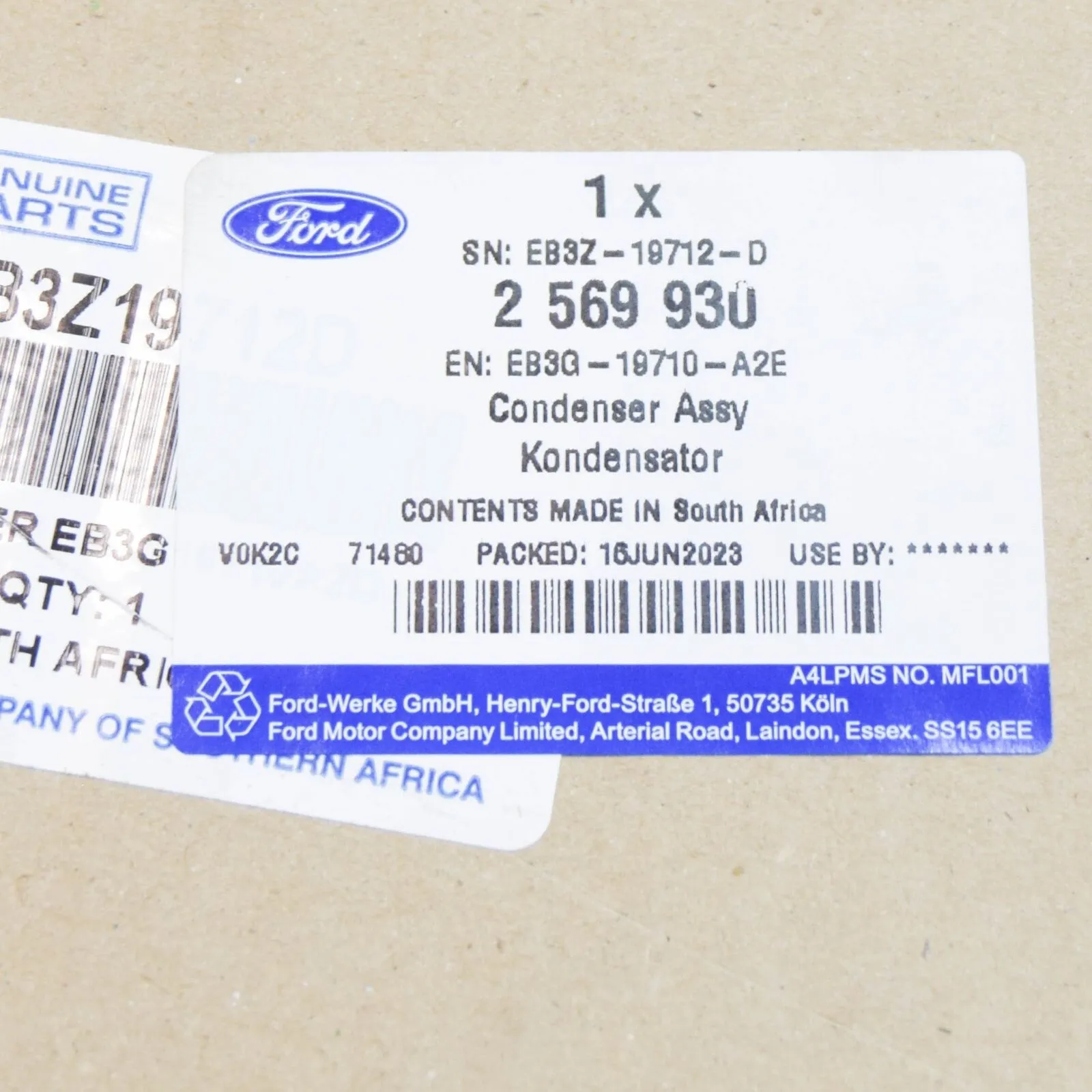 Kondensator Ford Ranger │ Genuine® Air conditioning condenser – bilde 3