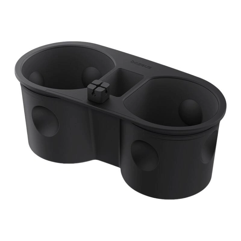 Koppholder innlegg Tesla Model 3 2020 - 2023 / Tesla Model Y 2020 -> │ Grå Baseus T-Space Series Cup Holder for Tesla Twilight Grey Image 1
